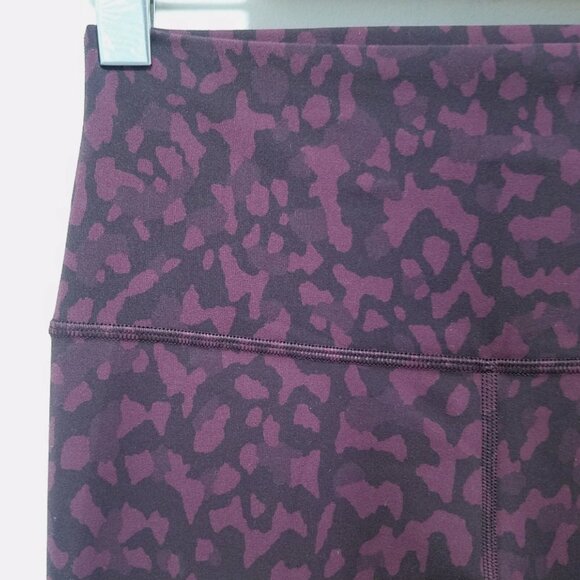 3 Lululemon Align Pant II Camo Raspberry Glo Run Inspire Size 6 Small Bundle - Picture 8 of 16